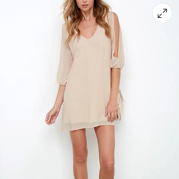 Lulus Dresses & Skirts - Lulu's Cream Mini Dress